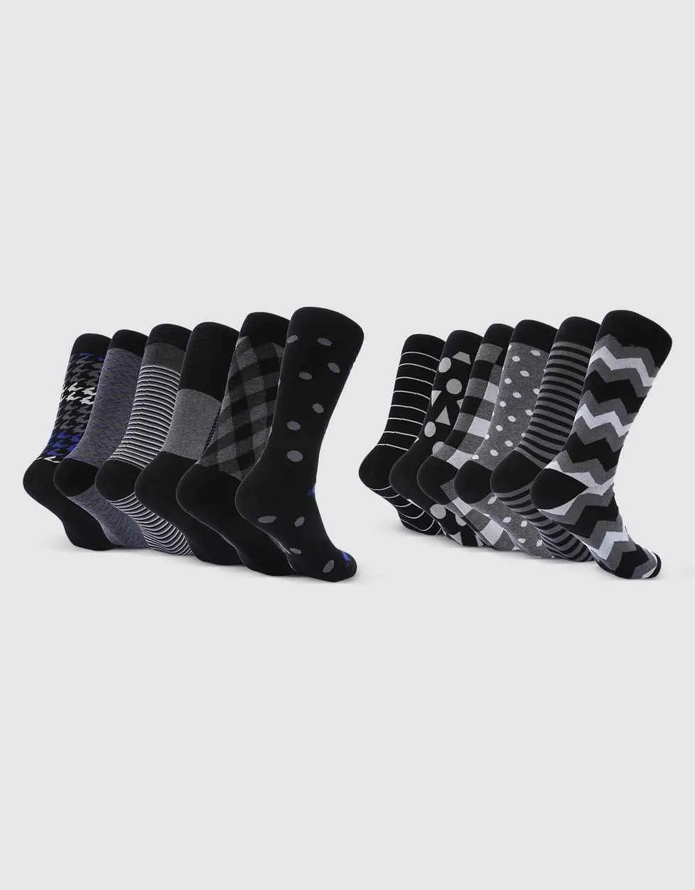 Smooth Dress Crew Socks 12 Pack