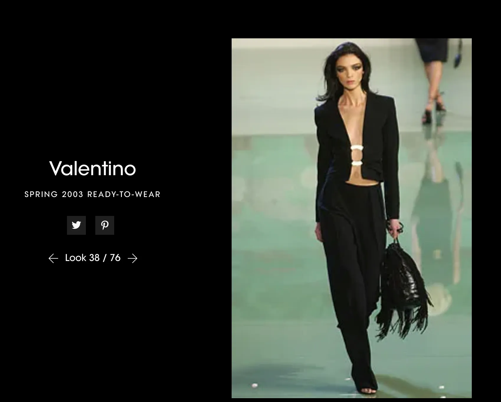 S/S 2003 Valentino look 38 Pantsuit