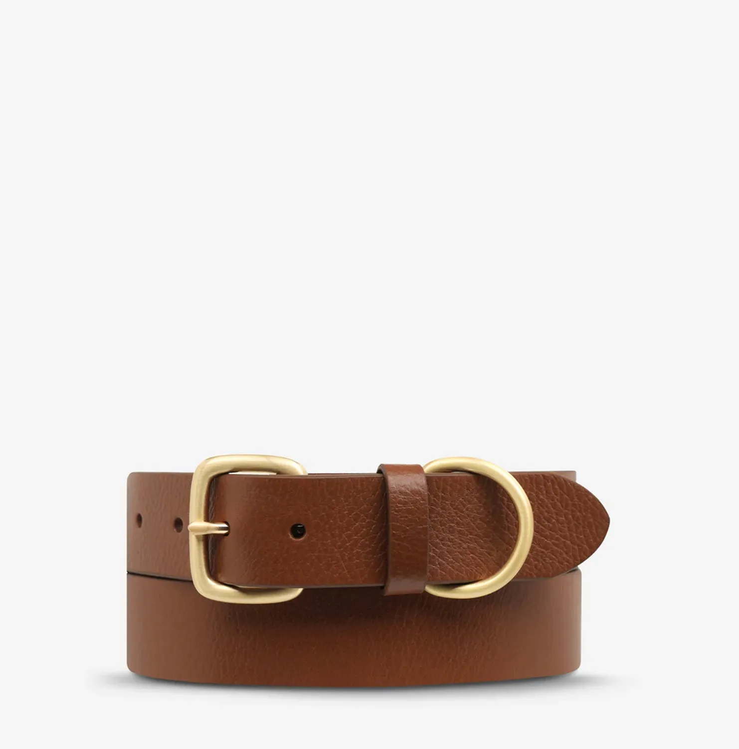 STATUS ANXIETY - Disarm Belt - Tan/Gold