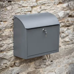 Stowe Post Box - Charcoal