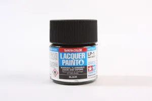 Tamiya 82101 LP-1 Black Lacquer Paint 10ml TAM82101