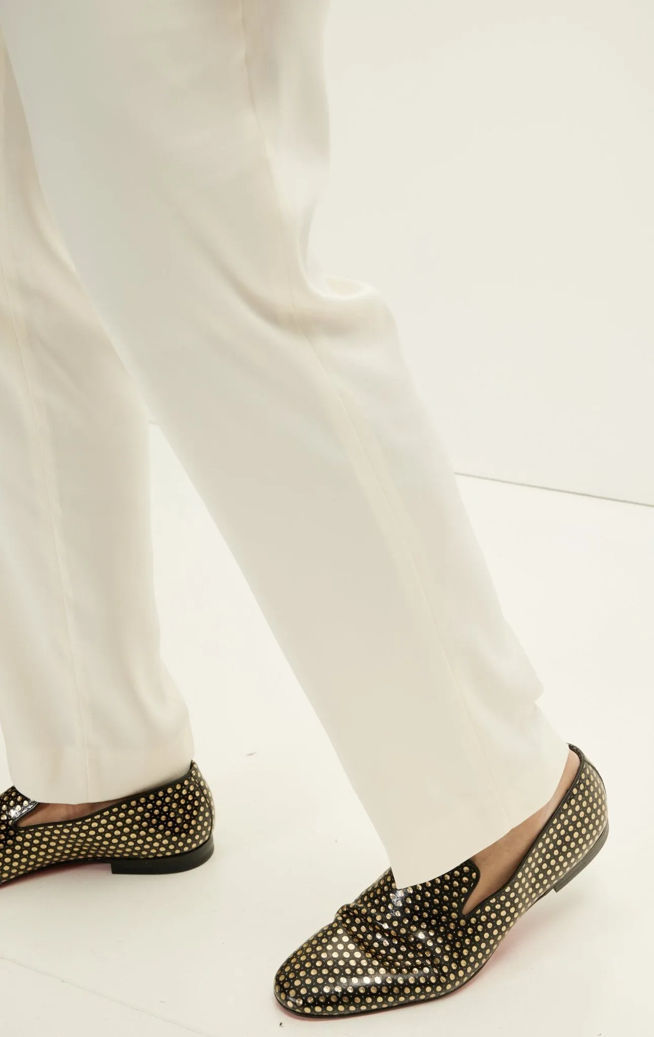 The Wet Look Electric Tuxedo Jacket - White Sax
