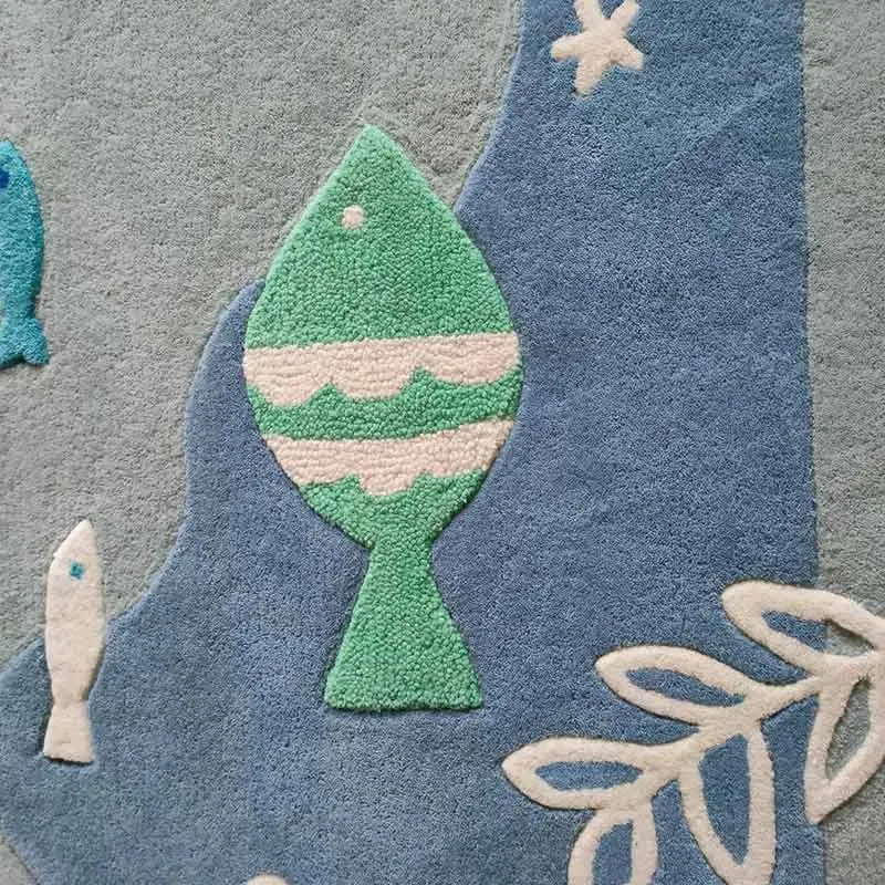Under The Sea Premium Woolen Rug