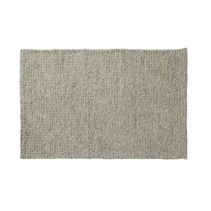 Walton & Co 80cm x 130cm Taupe Plait Wool Rug