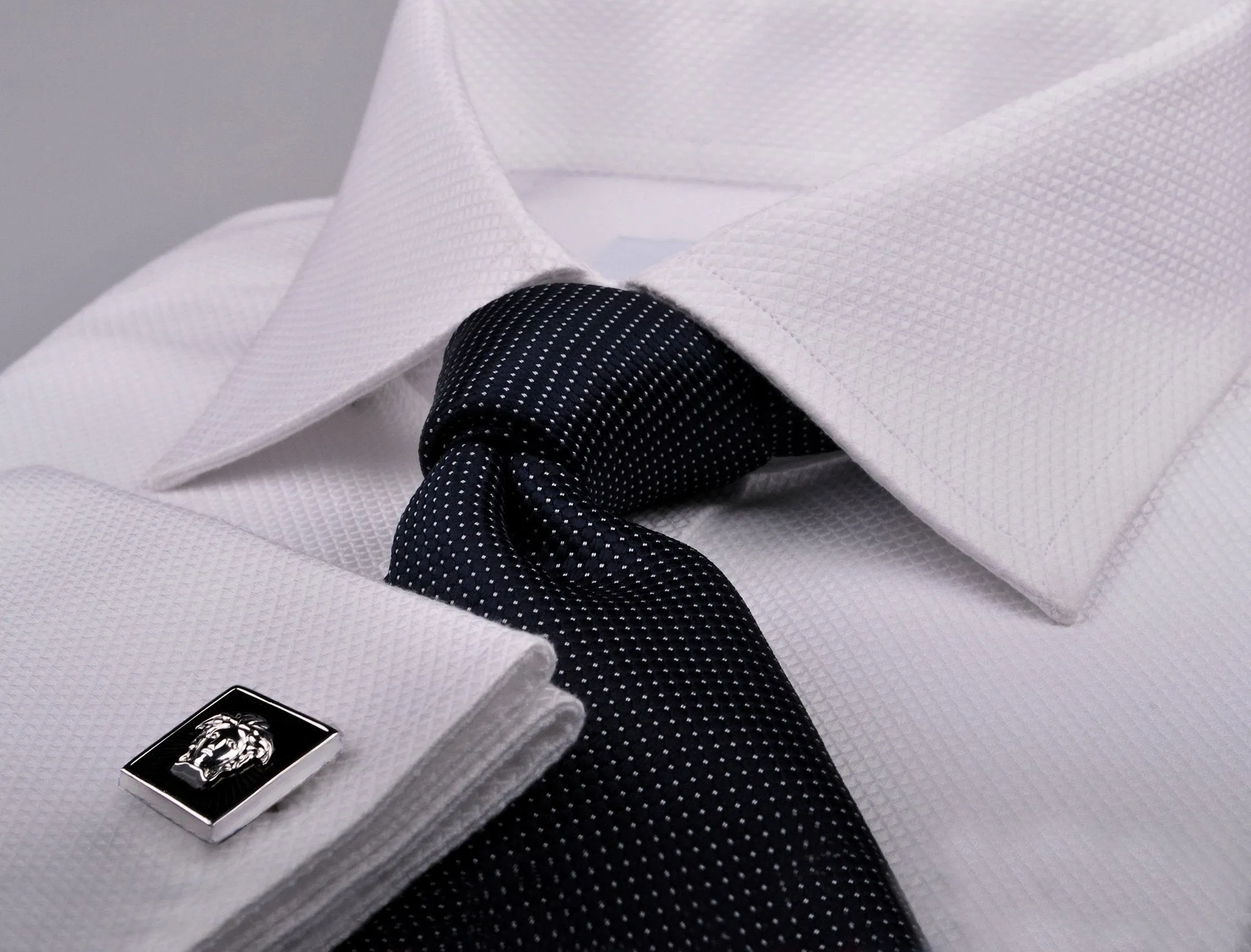 White Luxury Marcella Formal Business Dress Shirt Wedding Fashion