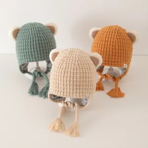 Winter and Autumn Plaid Pattern Warm Balaclava for Baby: Sweet Cute