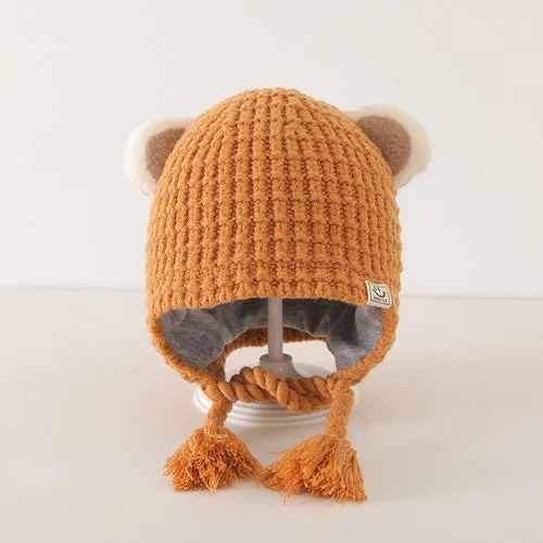 Winter and Autumn Plaid Pattern Warm Balaclava for Baby: Sweet Cute